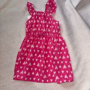 Cherokee Pink Heart Print Kids Dress